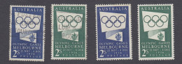 VP150 - 1954 AUSTRALIA - MELBOURNE OLYMPIC GAMES COMPLETE SET OF 2 MNH AND USED - Neufs