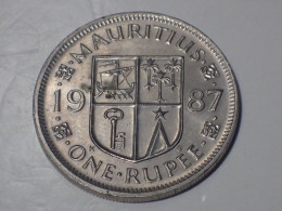 Mauritius 1 One Rupee 1987 KM# 55 Mauricia Maurice - Mauricio
