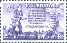 161545 MNH ESTADOS UNIDOS 1952 REPARTIDORES DE PERIODICOS - Ongebruikt