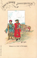 BELGIQUE - Bruges - Fêtes De Bruges 1907 - Tournoi De L'Arbre D'Or - Groupe De La Cour De.. - Carte Postale Ancienne - Brugge