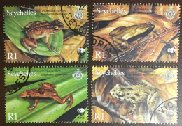 Seychelles 2003 WWF Frogs CTO Never Hinged - Grenouilles