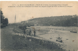 Sotteville Les Rouen ,bords De La Seine Le Passage D'eau à Eauplet - Sotteville Les Rouen