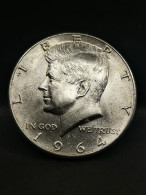 HALF DOLLAR KENNEDY ARGENT 1964 PHILADELPHIE USA / SILVER (REF: 4/8) - 1964-…: Kennedy