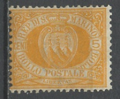 Saint Marin - San Marino 1877-90 Y&T N°2 - Michel N°2 * - 5c Armoirie - Neufs