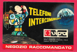 Autocollant ,TELEFONI INTERCOMUNICANTI VIPA ELECTRONIC, 17*11.5 Cm VOIR SCANNE Italie, Italien, Téléphone - Aufkleber