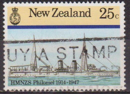 Navire Le Philomel - NOUVELLE ZELANDE - Marine De Guerre - N° 909 - 1985 - Used Stamps