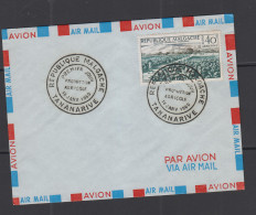 PLANTS - MALAGASY - 1960 - 40FR AIR TOBACCO ON AIRMAIL FIRST DAY COVER - Tobacco