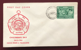 India - 1960 - FDC - Children's Day 1960 - FDC