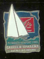 @@ Voilier Voile Caisse D'épargne Plymouth-newport Pas De Calais (3.2x2.3) @@ba55 - Vela