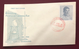 India - 1961 - FDC - Birth Centenary Prafulla Chandra Ray (1861-1944) - FDC