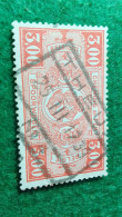 BELÇİKA-   DEMİRYOLU PAKET  POSTASI --1915-22-   3 FR.   DAMGALI - Used