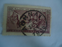 GREECE USED STAMPS OLYMPIC GAMES 1906  POSTMARK ΑΘΗΝΑΙ 1906 - Oblitérés