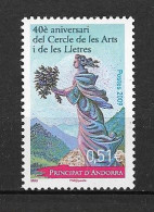 ANDORRE FR ,  No 678 , NEUF , ** , SANS CHARNIERE, TTB . - Nuevos