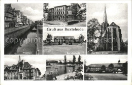 41591163 Buxtehude Westflet Schule St. Petri Kirche Kaserne Freibad Rathaus Buxt - Buxtehude