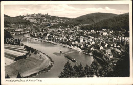 41591041 Neckargemuend Gesamtansicht Frachtkahn Binnenschifffahrt Neckar Neckarg - Neckargemuend