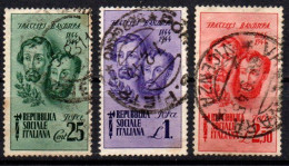 1944 - Italia - Repubblica Sociale 512/14 Fratelli Bandiera  ------ - Usados