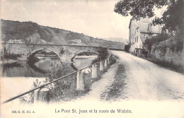 BELGIQUE - Le Pont De St Jean Et La Route De Walzin - Carte Postale Ancienne - Autres & Non Classés