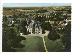 EN AVION AU DESSUS DE MONTMIREY LA VILLE LE CHATEAU VUE AERIENNE 1961 - Otros & Sin Clasificación