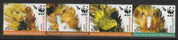 NOUVELLE ZELANDE - N°2181/4 ** (2005)  Oiseaux  - WWF - Unused Stamps