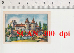 Delcampe - Petite Image Le Manoir Auberanges (?? Auboranges ?? Suisse) Château Féodal Château-fort  30-KPA/17 - Nestlé