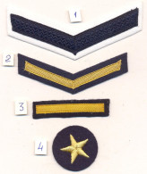 Delcampe - Insigne.Badge.Chevron.Germany. Bundesmarine.  Any One-2.13 - Stoffabzeichen