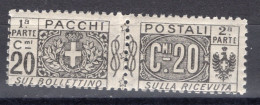 Regno D'Italia (1914) - Pacchi Postali - 20 Cent. ** - Postpaketten