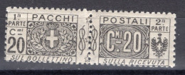 Regno D'Italia (1914) - Pacchi Postali - 20 Cent. ** - Postal Parcels