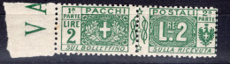 Regno D'Italia (1914) - Pacchi Postali - 2 Lire ** - Postpaketten