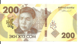 KIRGHIZISTAN 200 SOM 2023 UNC P New - Kyrgyzstan