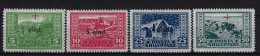 Albania 1924 Mi 96 - 99 Red Cross  , MH/*, Mit Falz, Avec Charnière - Albania