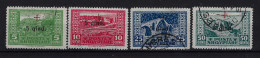 Albania 1924 Mi 96 - 99 Red Cross  Used , Cancelled, Obl. - Albania