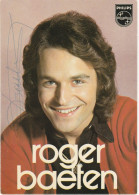 ROGER  BAETEN - WAS  INGEKLEEFT - Autographes