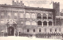 MONACO - Palais Du Prince - Carabiniers - Garde D'honneur - Carte Postale Ancienne - Palazzo Dei Principi