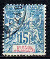 Sainte Marie De Madagascar  - 1894  - Type Sage   - N° 6  - Oblit - Used - Usati