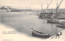 FRANCE - Antibes - Le Port & Fort Carré - Carte Postale Ancienne - Sonstige & Ohne Zuordnung