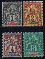 Sainte Marie De Madagascar  - 1894  - Type Sage   - N° 1 à 4 - Neuf * - MLH - Unused Stamps