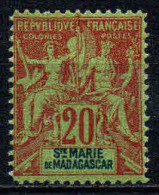 Sainte Marie De Madagascar  - 1894  - Type Sage   - N° 7 - Neuf * - MLH - Ungebraucht