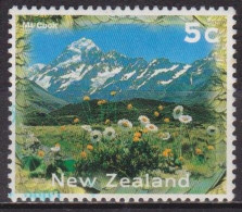 Mont Cook - NOUVELLE ZELANDE - Paysages - N° 1440 - 1996 - Oblitérés
