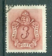 HONGRIE - TIMBRES-TAXE N°140 Oblitéré. - Postage Due