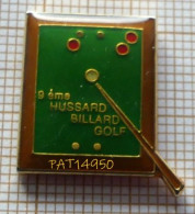 PAT14950 9ème HUSSARD BILLARD GOLF - Billard