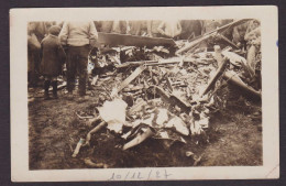 CPA Aviation Accident Avion Aviateur Carte Photo RPPC écrite CORBER - 1919-1938: Entre Guerres