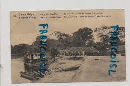 Congo Belge. Ibembo. Bas Uele. Le Vapeur " Ville De Bruges" à La Rive. 1924 - Congo Belge