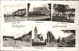 41589414 Lebenstedt Kaufhaus Hertie, Berliner-Strasse U.St.Johannis-Kirche Salzg - Salzgitter