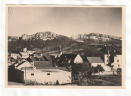 Carte Photo BOUSCHON  15 X 10,5  -  LA  ROCHE SUR FORON  -  Monts  De  Coux  Et  Soudine - La Roche-sur-Foron