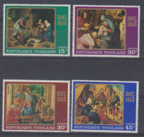 Togo 1968 593-96 ** Tableaux Giorgione Brueghel L’Ancien  - Togo