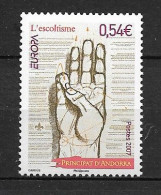 ANDORRE FR ,  No 640 , NEUF , ** , SANS CHARNIERE, TTB . - Unused Stamps