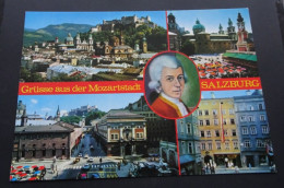 Grüsse Aus Der Mozartstadt Salzburg - Copyright MM-Verlag, Salzburg - # FS 395 - Saluti Da.../ Gruss Aus...