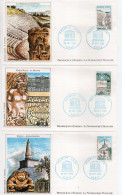 - 3 FDC UNESCO - PARIS 26.10.1985 - - UNESCO