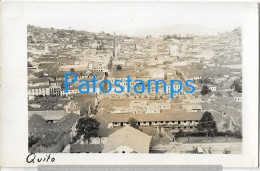 221885 EQUATOR QUITO VIEW PANORAMA AERIAL POSTAL POSTCARD - Equateur