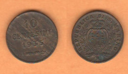 San Marino 10 Centesimi 1935 Saint Marin - Saint-Marin